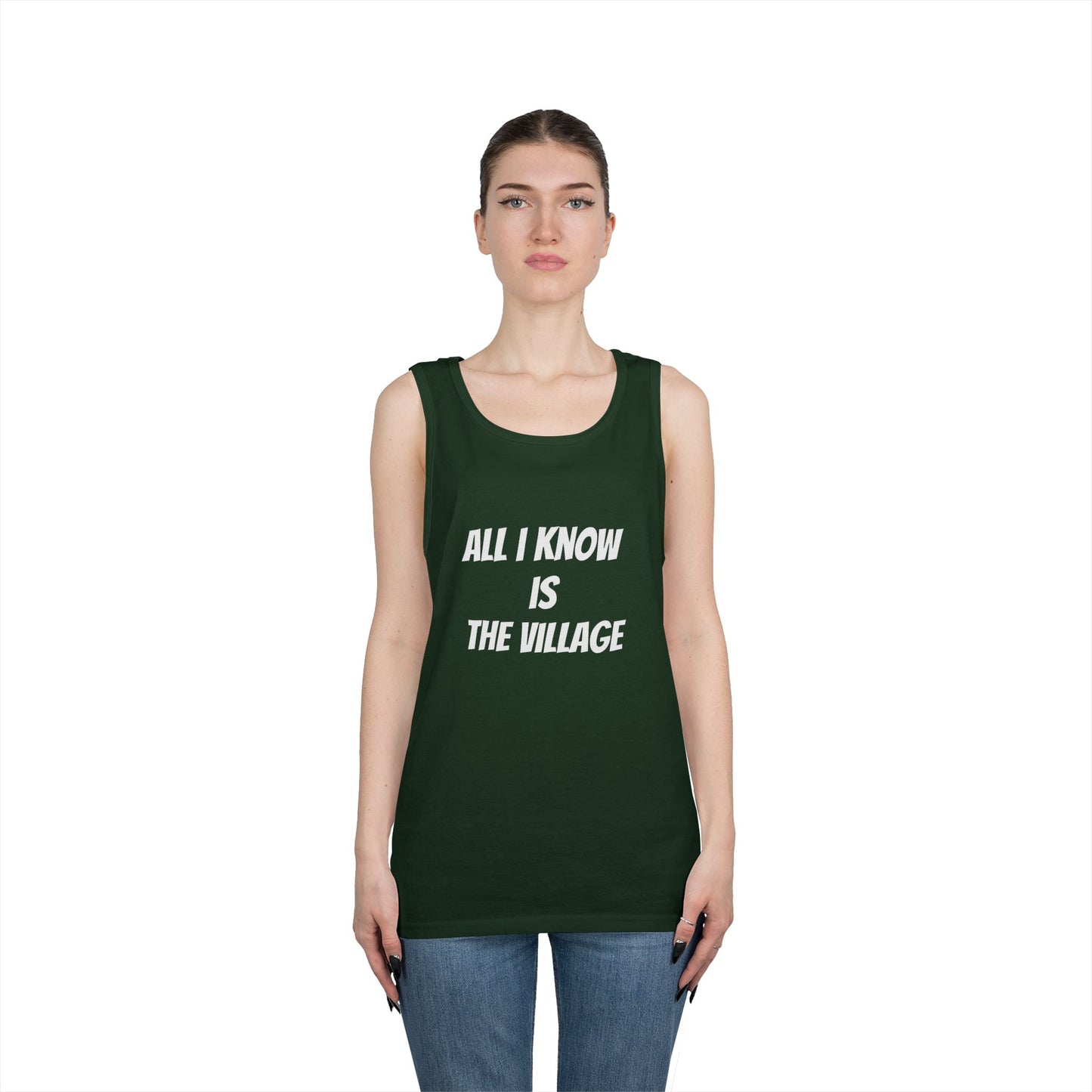 Tank Top - Issa Ali Village Fam Homage 'All I Know Is The Village'