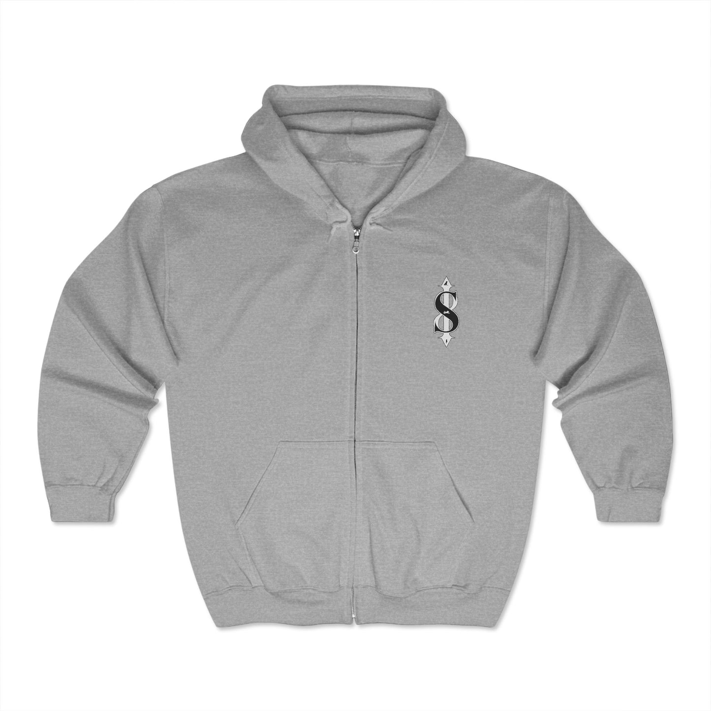 Issa Ali Official Logo Zipper Hoodie