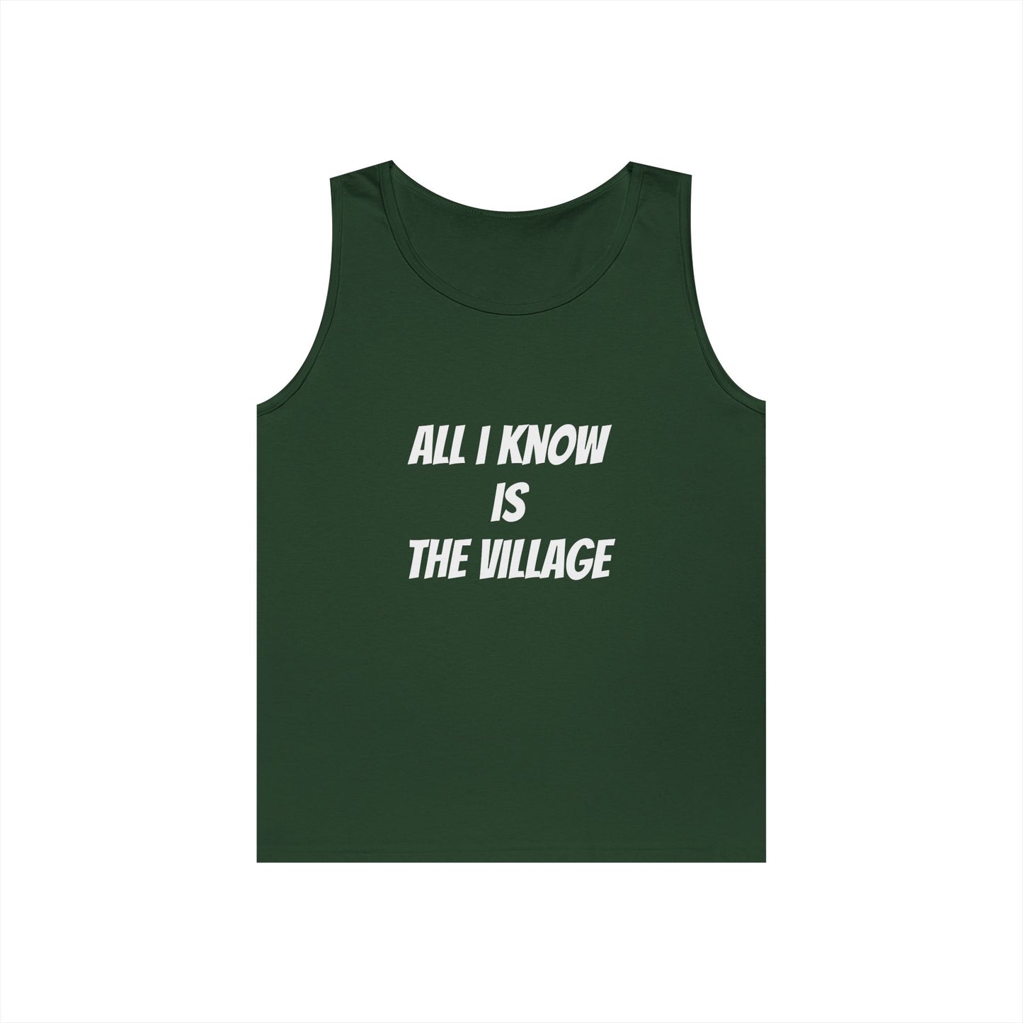 Tank Top - Issa Ali Village Fam Homage 'All I Know Is The Village'