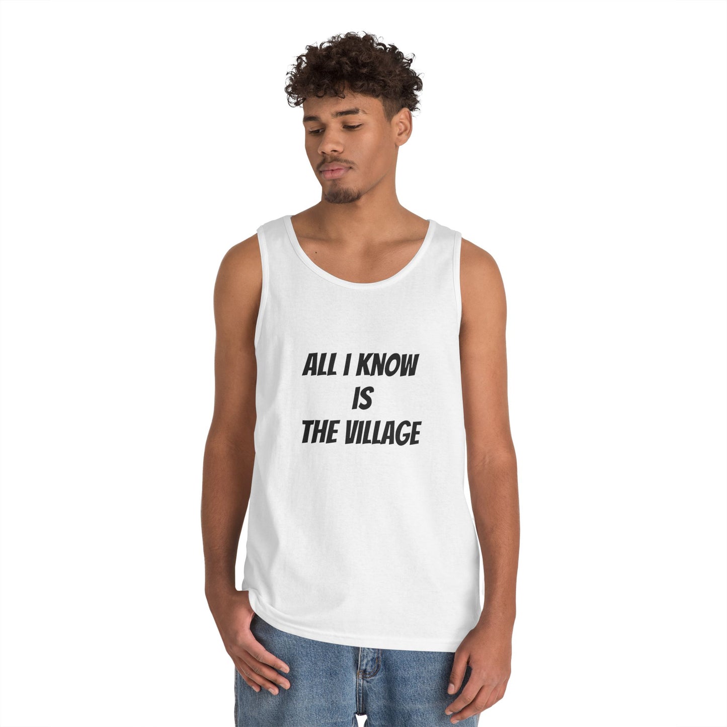 Tank Top - Issa Ali Village Fam Homage 'All I Know Is The Village'
