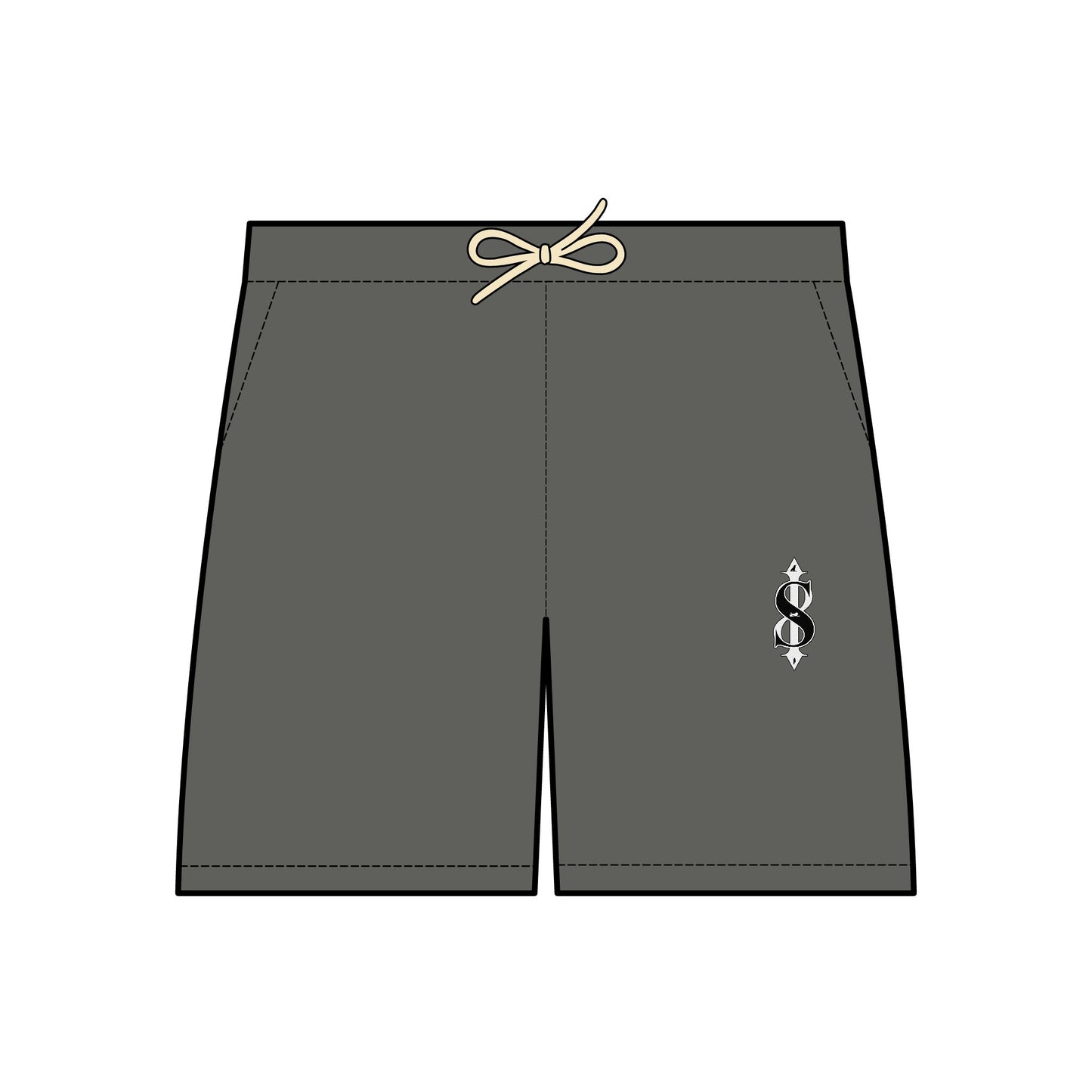 Issa Ali Official Logo Unisex Garment-Dyed Lightweight Fleece Sweat Shorts