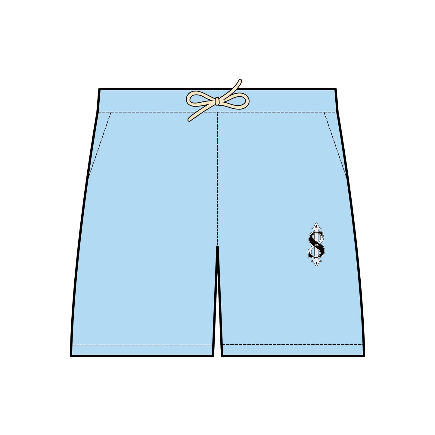 Issa Ali Official Logo Unisex Garment-Dyed Lightweight Fleece Sweat Shorts
