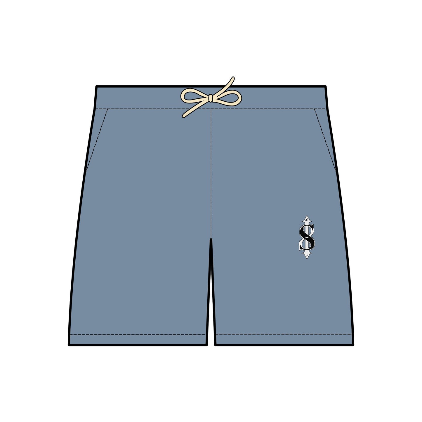 Issa Ali Official Logo Unisex Garment-Dyed Lightweight Fleece Sweat Shorts
