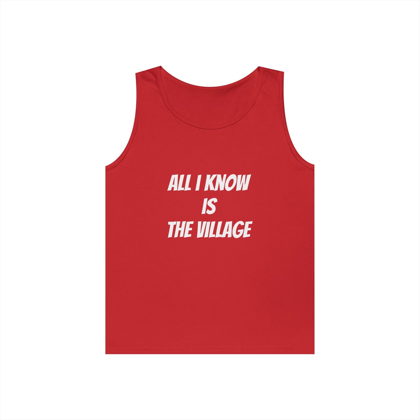 Tank Top - Issa Ali Village Fam Homage 'All I Know Is The Village'