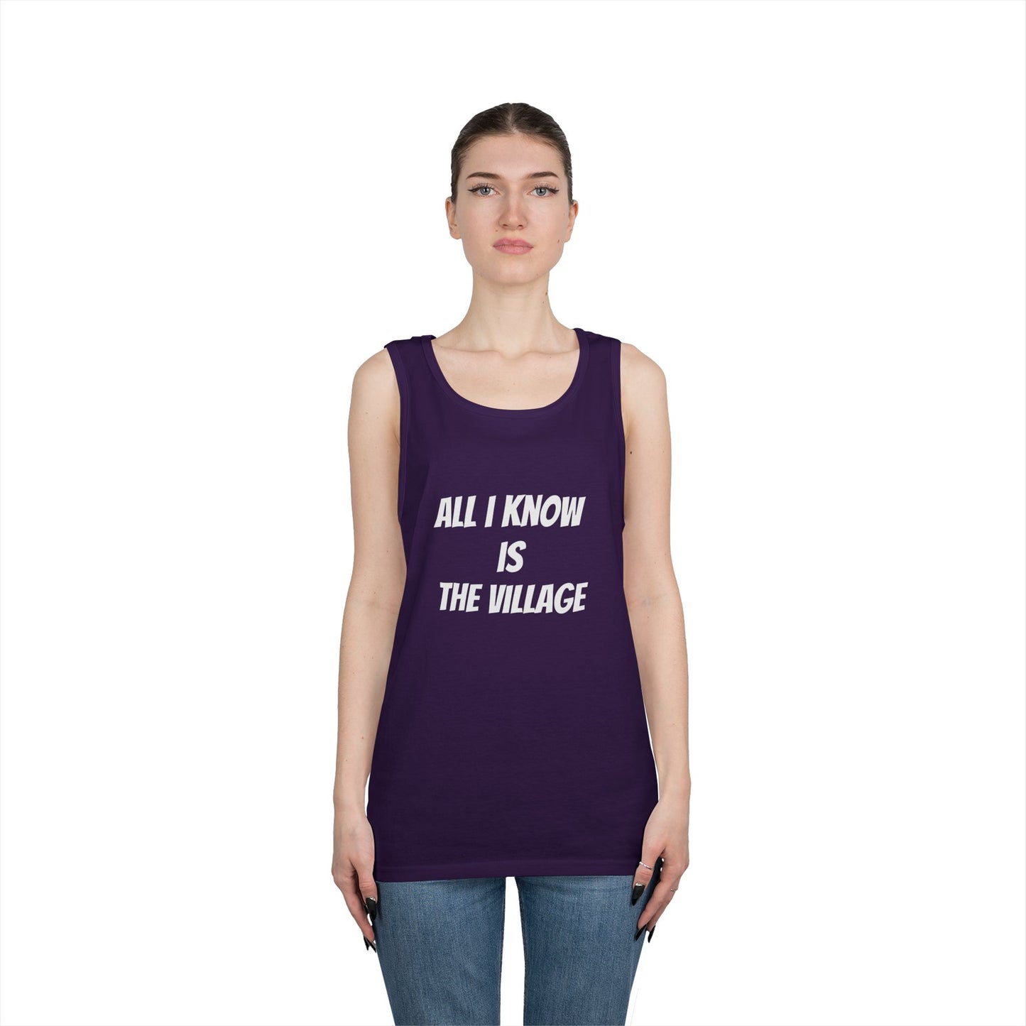 Tank Top - Issa Ali Village Fam Homage 'All I Know Is The Village'