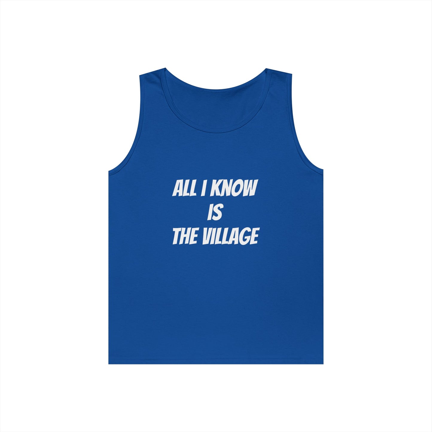 Tank Top - Issa Ali Village Fam Homage 'All I Know Is The Village'