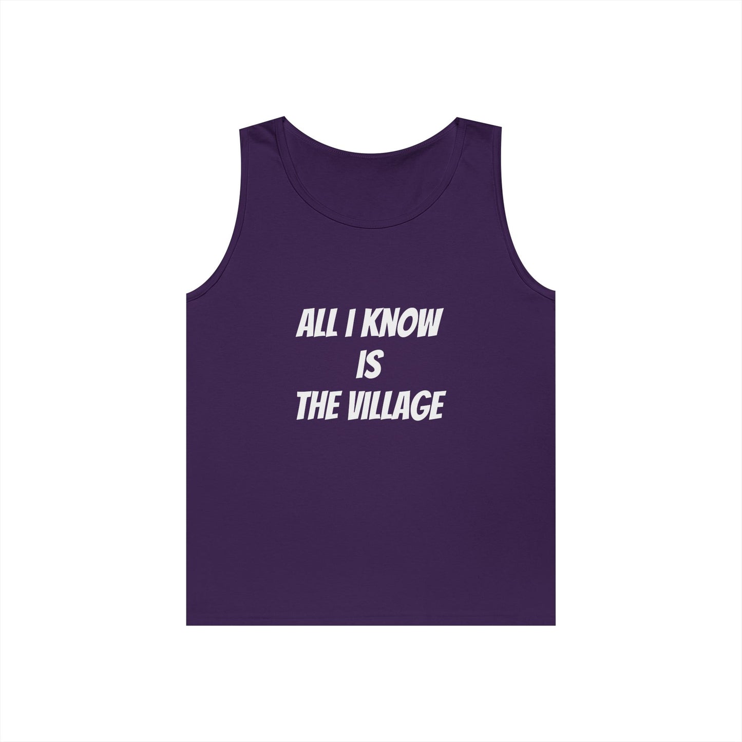 Tank Top - Issa Ali Village Fam Homage 'All I Know Is The Village'
