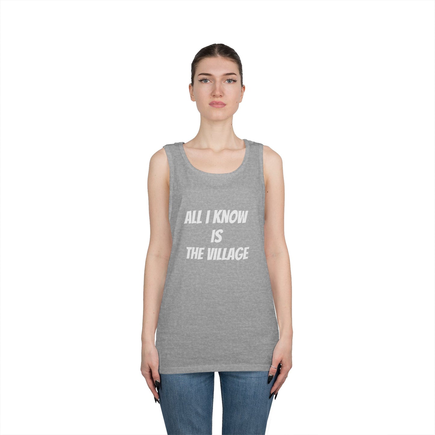 Tank Top - Issa Ali Village Fam Homage 'All I Know Is The Village'