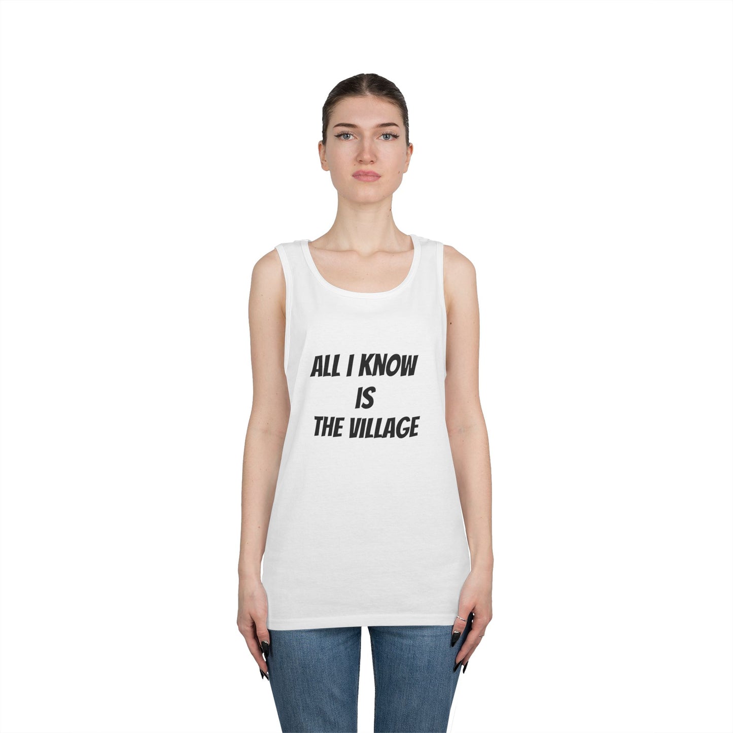 Tank Top - Issa Ali Village Fam Homage 'All I Know Is The Village'